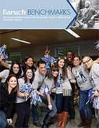 Image of Baruch College's planned giving newsletter, Baruch Benchmarks Image of Baruch College's planned giving newsletter, Baruch Benchmarks